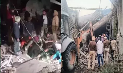 लुधियाना में एक फैक्ट्री की दीवार गिरी, मलबे में दबे मजदूरों को बचाने का कार्य जारी