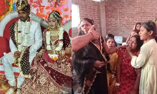 रिशेप्शन से पहले दुल्हन की संदिग्ध मौत, पत्नी बेड पर तो पति फंदे से लटका मिला