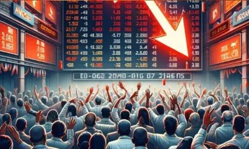 वैश्विक बाजार में गिरावट का असर नहीं हो रहा खत्म, सेंसेक्स और निफ्टी निफ्टी में फिर गिरावट