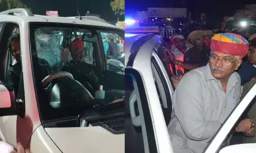 जोधपुर में गजेंद्र सिंह शेखावत के काफिले पर हमला, कार का शीशा टूटा; सुरक्षा पर उठे सवाल