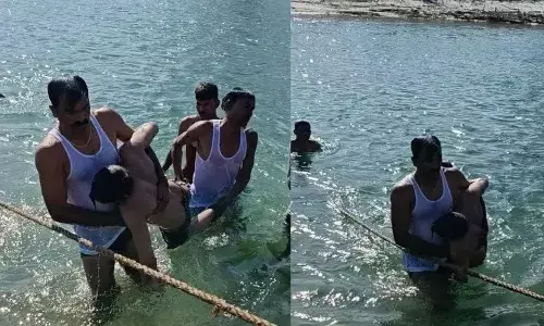 लखीमपुर खीरी के तालाब में डूब रहे 5 युवकों की बचाई जान