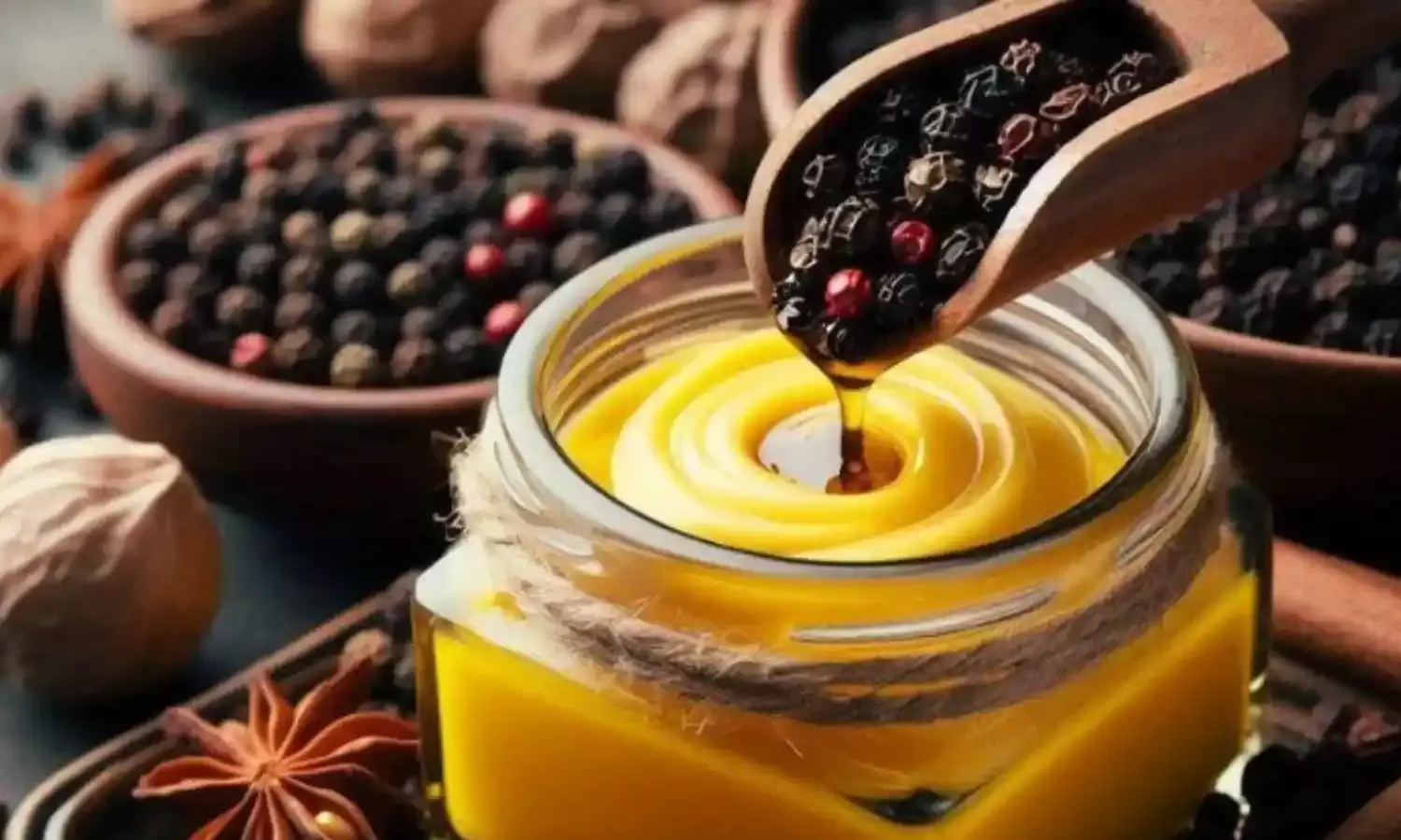 देसी घी और काली मिर्च से मिलेगा प्राकृतिक पोषण, जानें कैसे करें सेवन देसी घी और काली मिर्च से मिलेगा प्राकृतिक पोषण, जानें कैसे करें सेवन