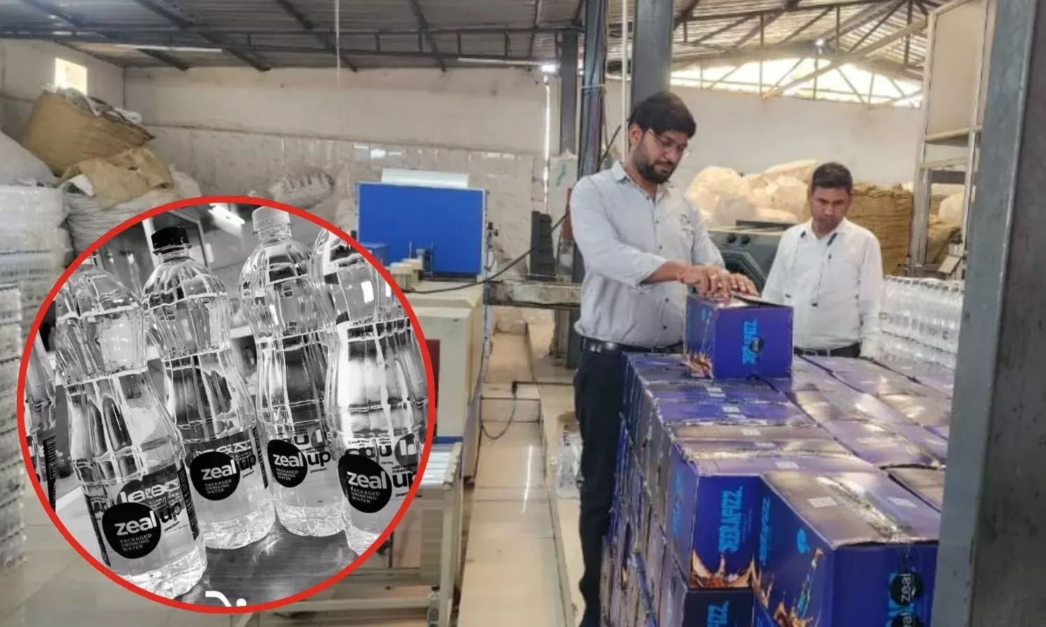 बलौदाबाजार में बोतल पैकेजिंग प्लांट में रेड, अधिकारियों ने कई सैंपल किये जब्त