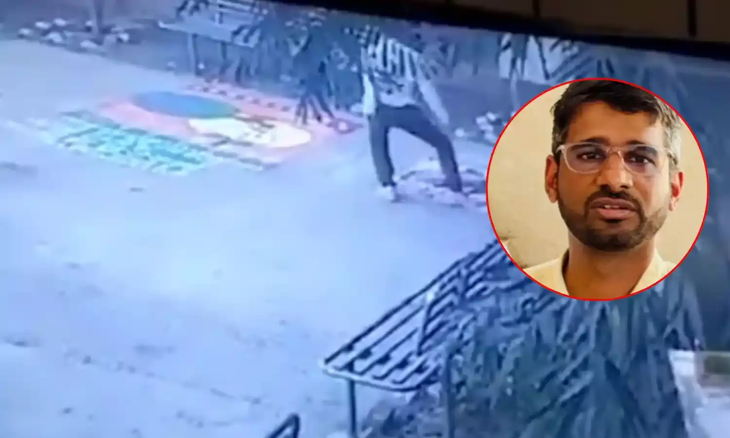 कन्नौद कॉलेज में मुस्लिम प्रोफेसर ने भगवान की रंगोली को पैर से मिटाया, कलेक्टर ने लिया यह एक्शन