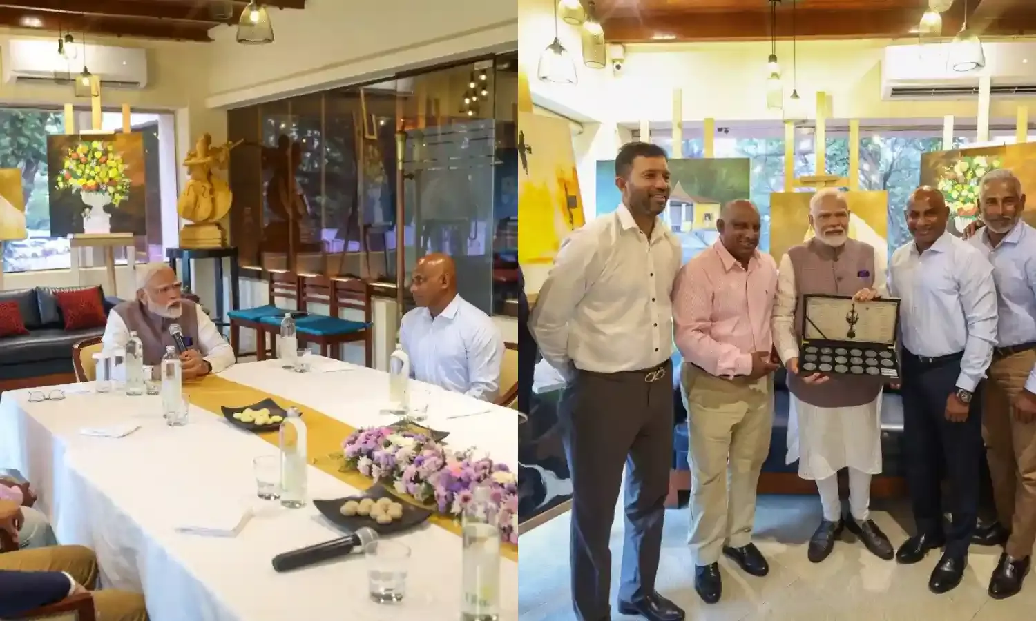जयसूर्या से लेकर अटापट्टू तक, पीएम मोदी की श्रीलंका में क्रिकेट दिग्गजों संग यादगार मुलाकात...