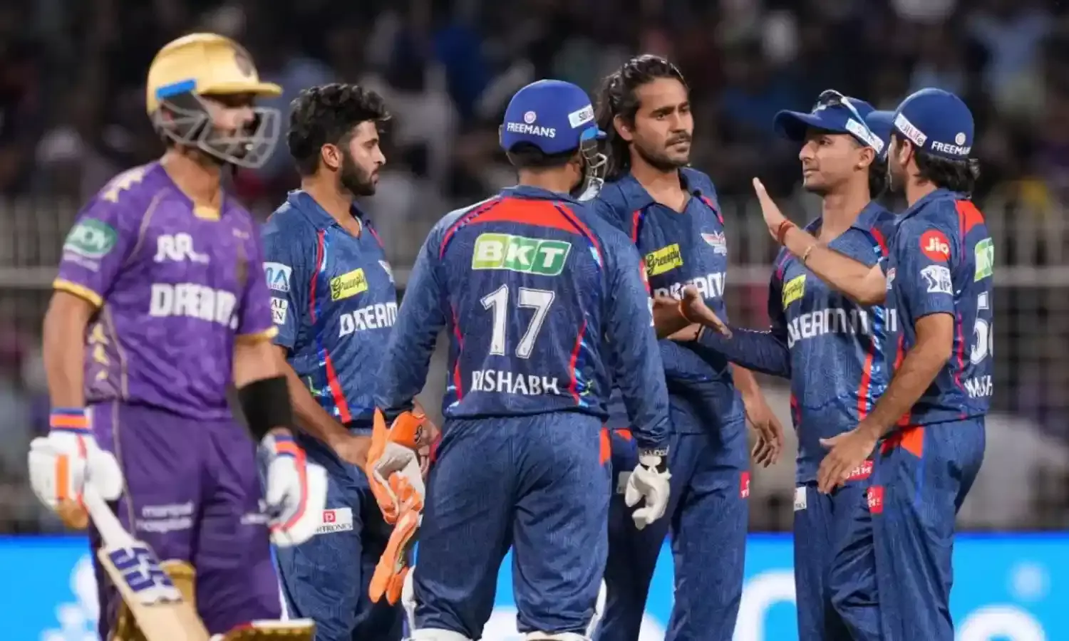 KKR vs LSG IPL Match Result