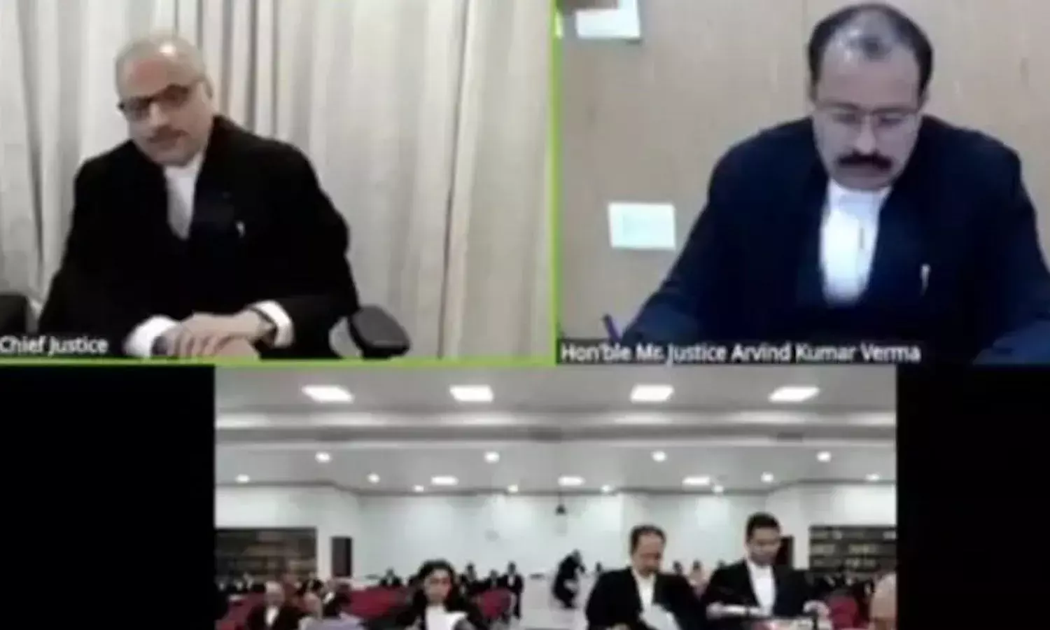 Chief Justice Ramesh Sinha Heard Case Virtually Chief Justice Ramesh Sinha Heard Case Virtually