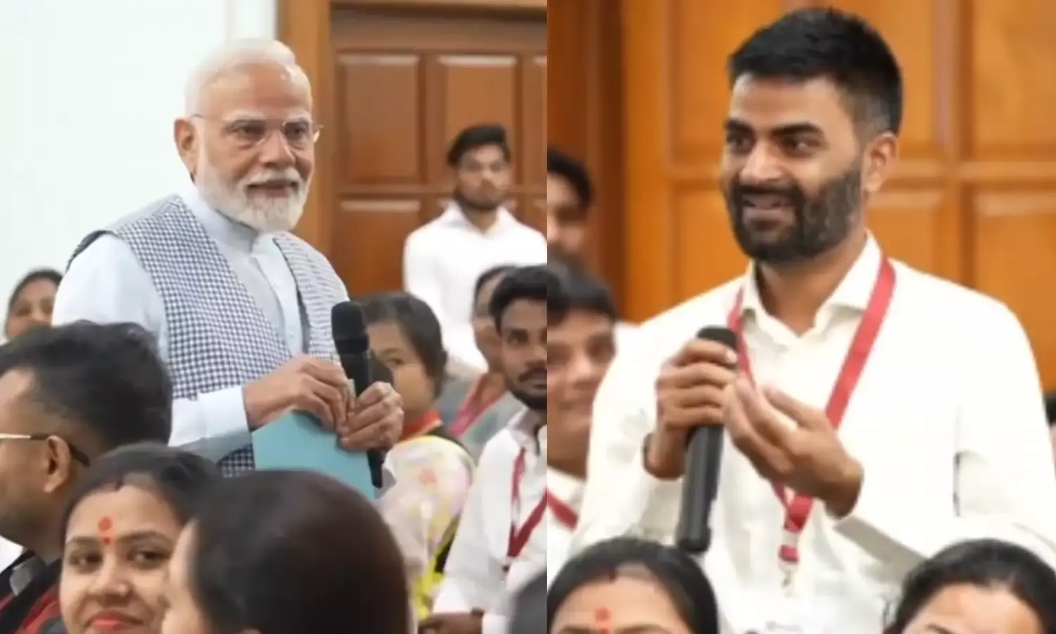 भोपाल के लवकुश मेहरा ने पीएम मोदी से कहा - पहले नौकर था आपकी गारंटी ने मालिक बना दिया भोपाल के लवकुश मेहरा ने पीएम मोदी से कहा - पहले नौकर था आपकी गारंटी ने मालिक बना दिया