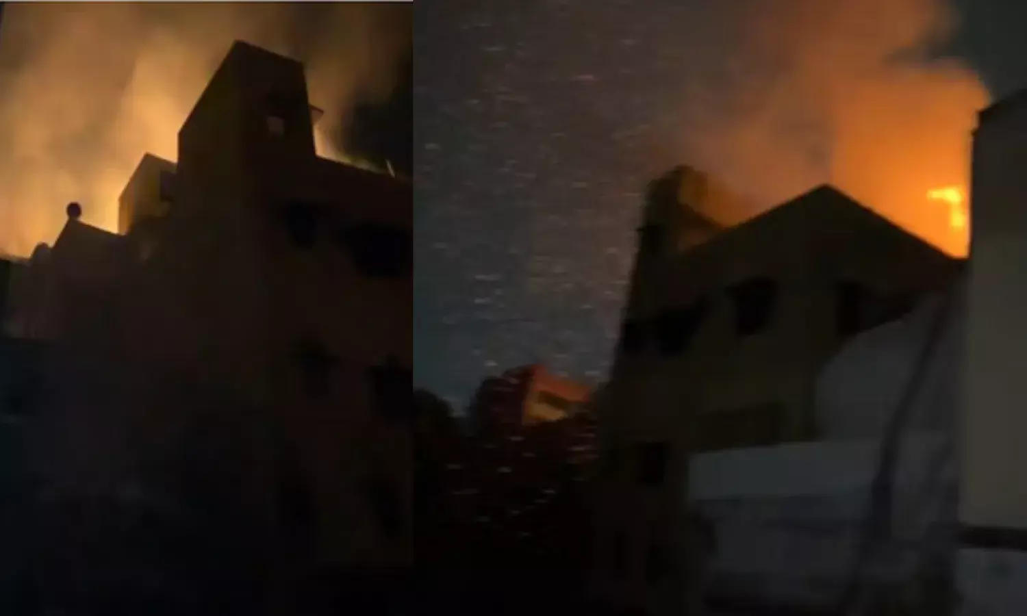 ग्वालियर के खासगी बाजार में आग