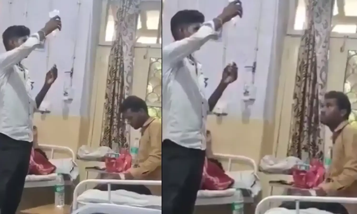 MP में सलाइन स्टैंड की कमी! टीकमगढ़ के बाद अब मंदसौर का वीडियो आया सामने, कांग्रेस बोली - हैरान करने वाला मंजर