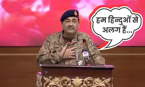पाकिस्तान के आर्मी चीफ ने टू नेशन थ्योरी और हिन्दुओं को लेकर ये क्या कह दिया...