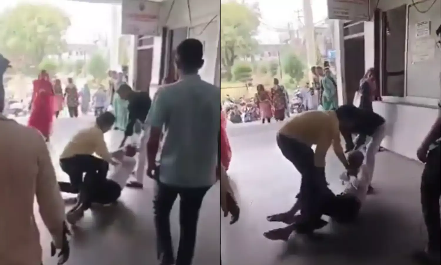 Chhatarpur hospital viral video