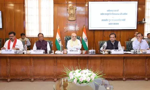 गृहमंत्री अमित शाह के साथ छत्तीसगढ़ नक्सलवाद पर विशेष चर्चा