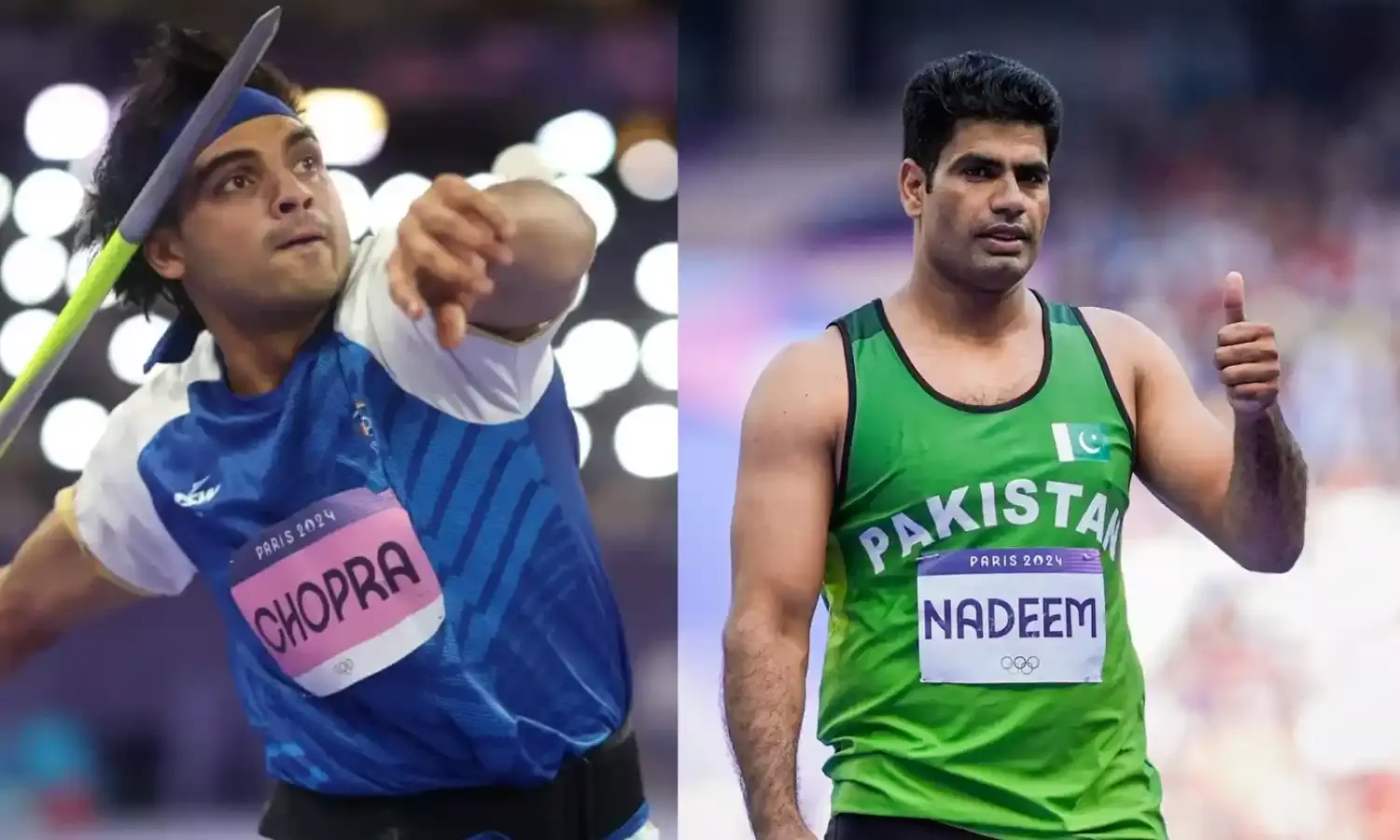 Neeraj Chopra and Arshad Nadeem