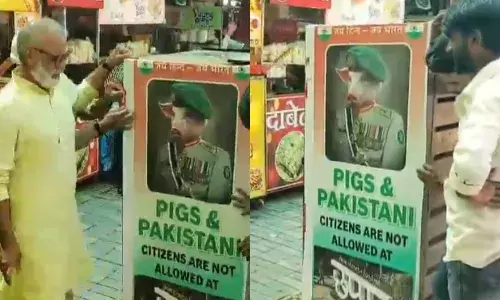 इंदौर की 56 दुकान पर असीम मुनीर की मॉर्फ्ड तस्वीर वायरल