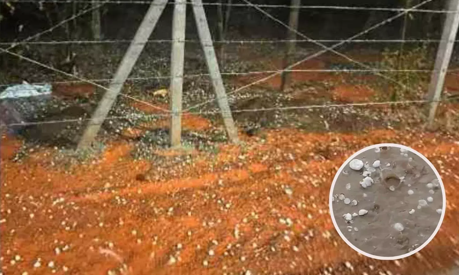 रायपुर समेत कई जिलों में तेज हवा के साथ गिरे ओले, किसानों की बढ़ी चिंता