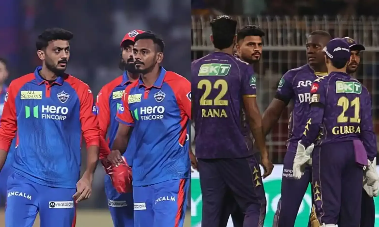 DC vs KKR Playing 11