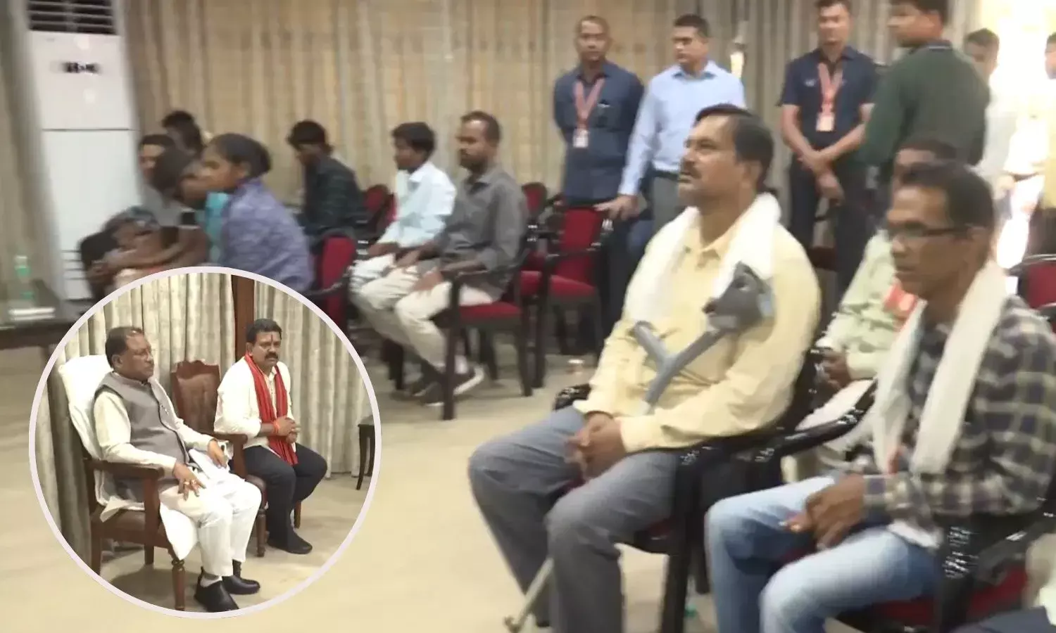 माओवादी हमले के पीड़ितों ने सीएम साय से की मुलाकात, नक्सल विरोधी अभियान को जारी रखने का किया अनुरोध