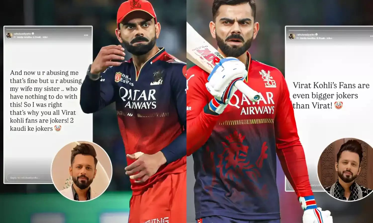 Virat Kohli Rahul Vaidya