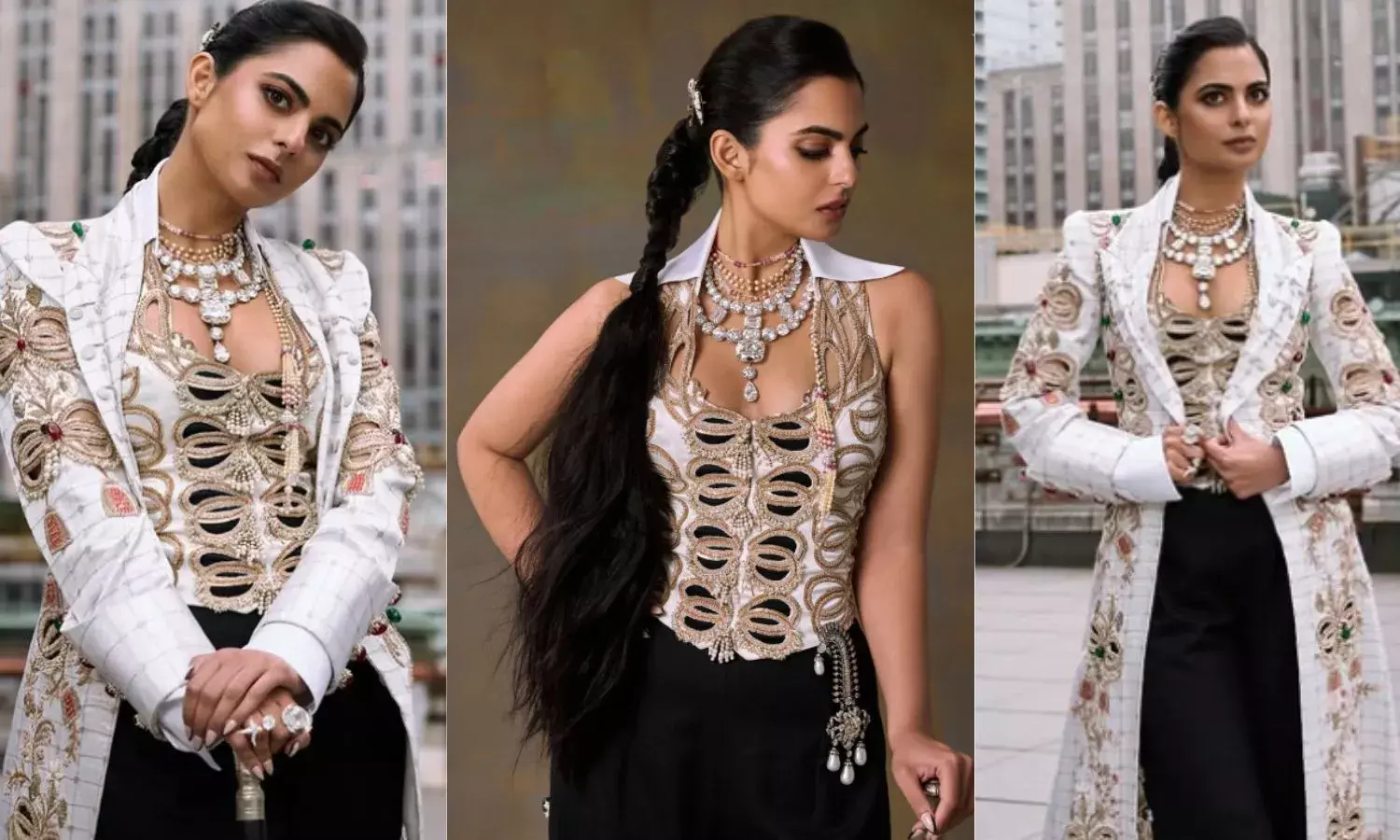 रॉयल लुक में दिखी ईशा अंबानी, पहना 136 कैरेट का शाही हार, कीमत जानकर उड़ जाएंगे होश