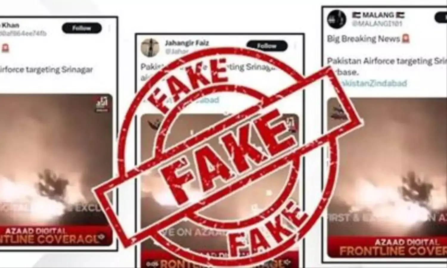 ऑपरेशन सिंदूर पर पाकिस्तान का प्रोपेगेंडा तंत्र सक्रिय, पाकिस्तानी प्रोपेगंडा का फैक्ट चेक!