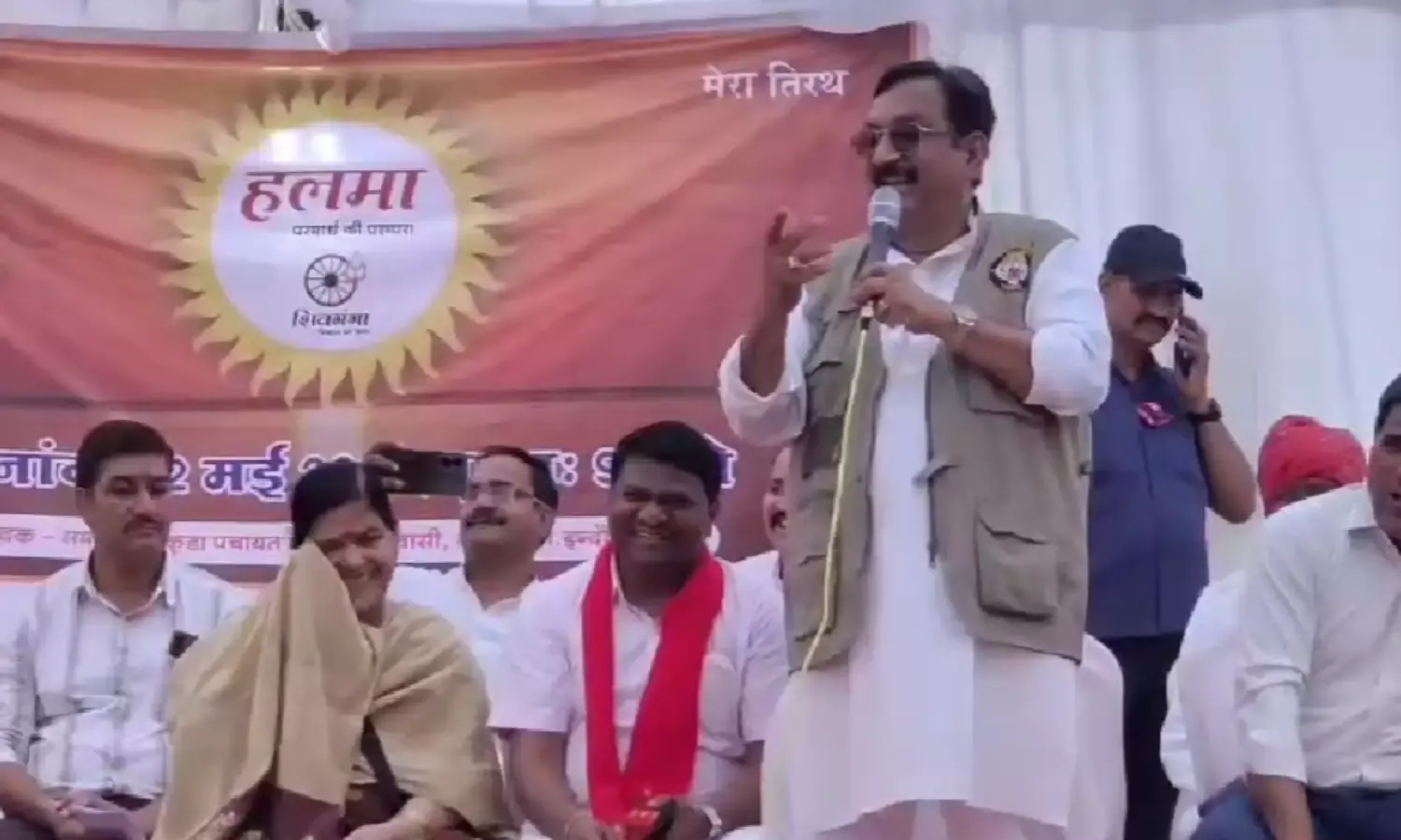 मंत्री विजय शाह ने की इतनी गंदी बात, बयान लिखना और सुनाना भी मुश्किल, वीडियो सोशल मीडिया पर वायरल