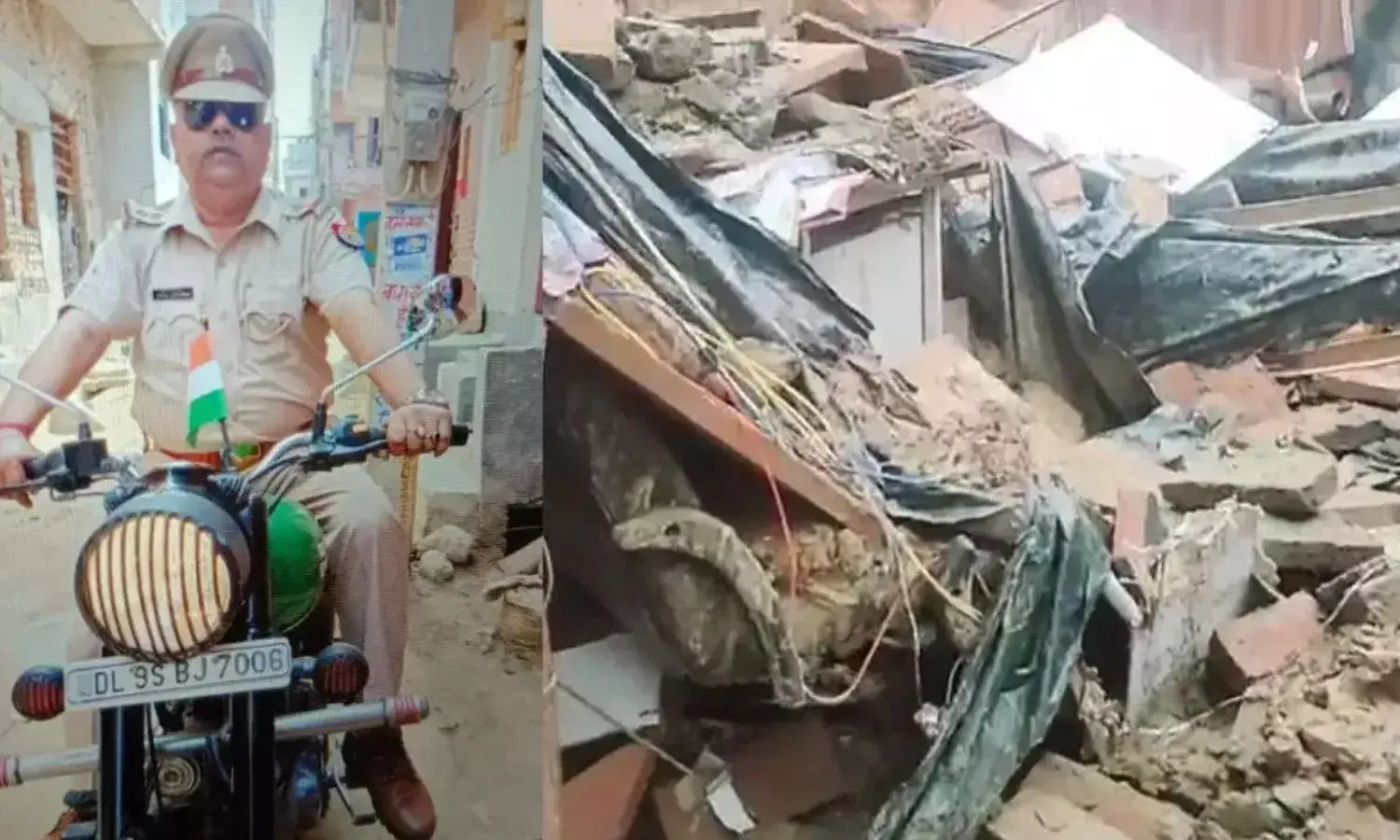 गाजियाबाद में ACP कार्यालय की छत गिरी, मलबे में दबने से सब-इंस्पेक्टर वीरेंद्र मिश्रा की दर्दनाक मौत