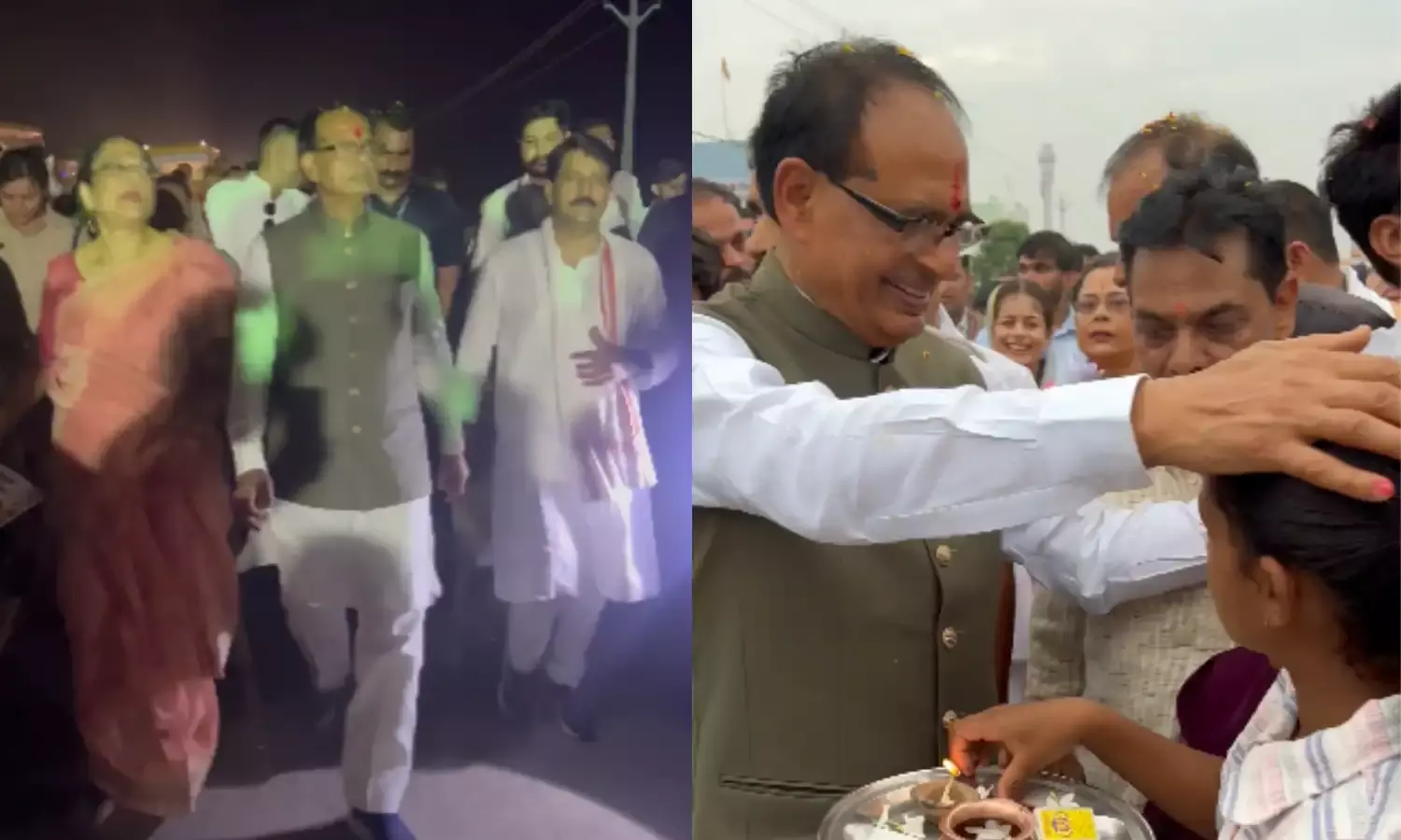 25 साल बाद बुधनी में शिवराज की पदयात्रा, पत्नी, बेटे - बहु संग जनता के बीच पहुंचे, किसानों से किया संवाद