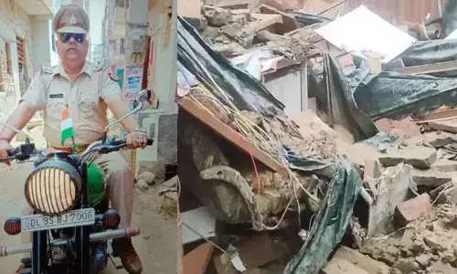 गाजियाबाद में ACP कार्यालय की छत गिरी, मलबे में दबने से सब-इंस्पेक्टर वीरेंद्र मिश्रा की दर्दनाक मौत