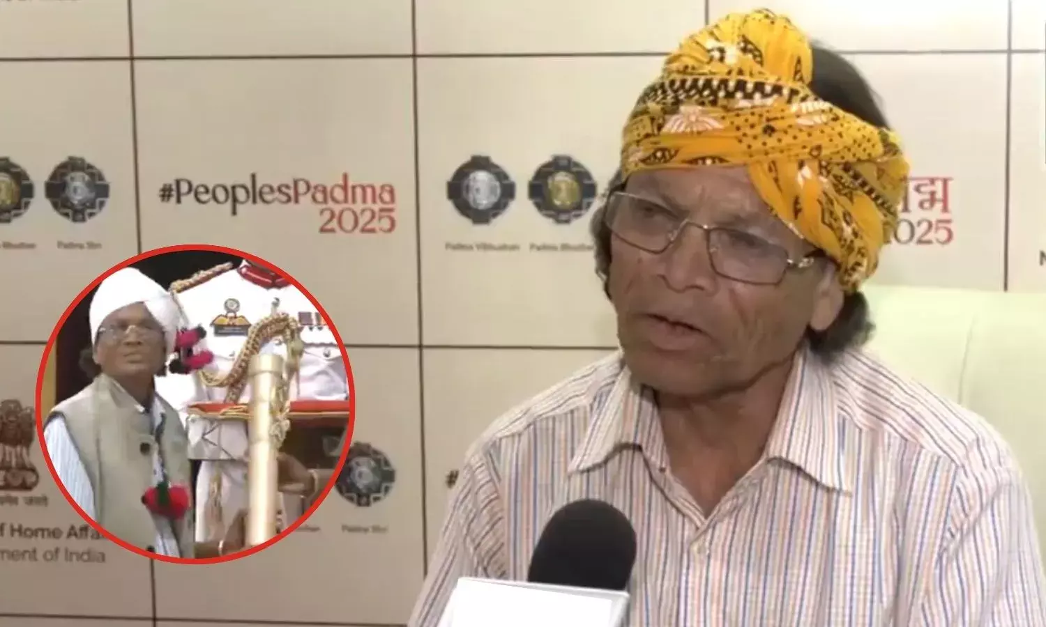 Bastars artisan Pandi Ram Mandavi honored with Padma Shri