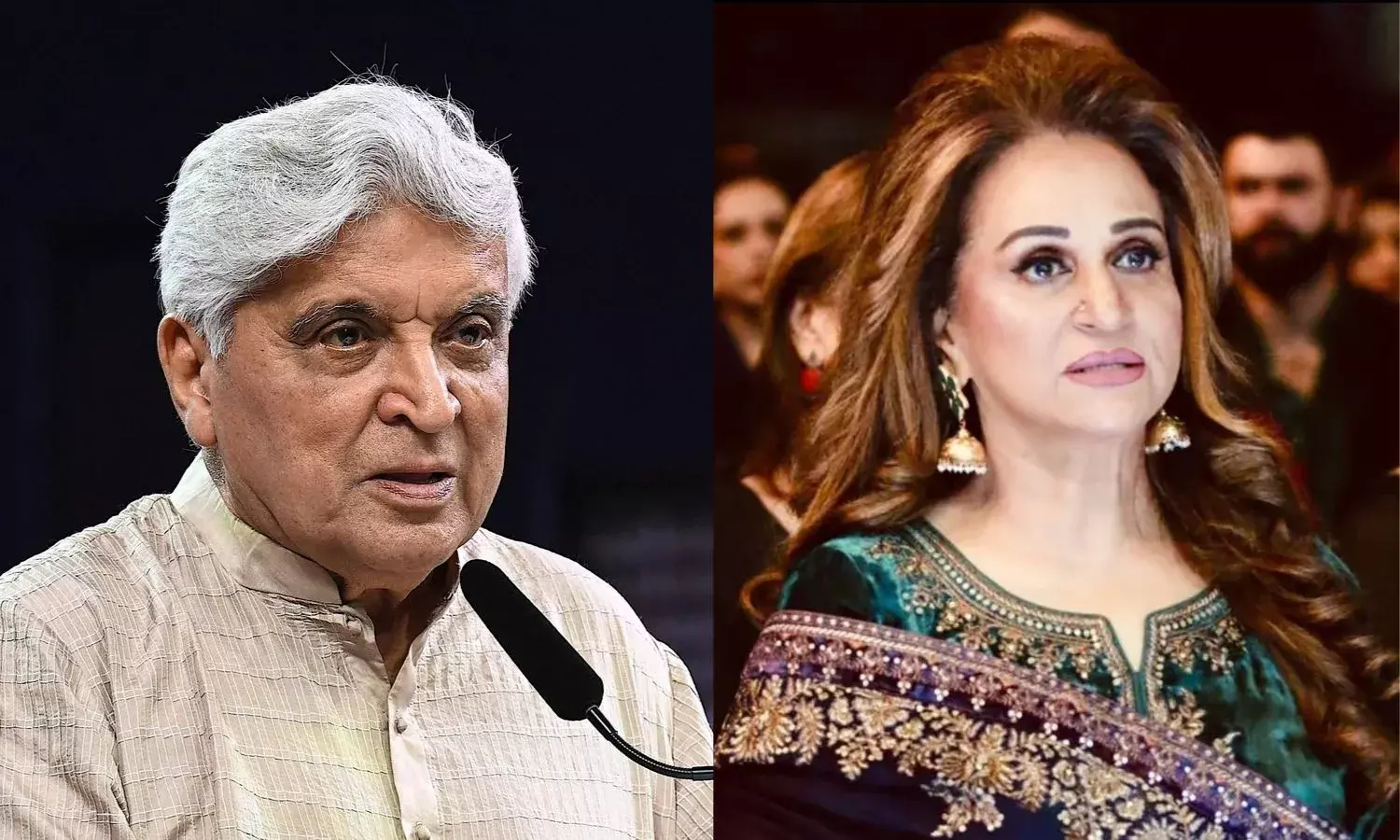 जावेद अख्तर का पाक एकट्रेस को जवाब, कहा - शबाना और मैं तो सड़कों पर सोते है