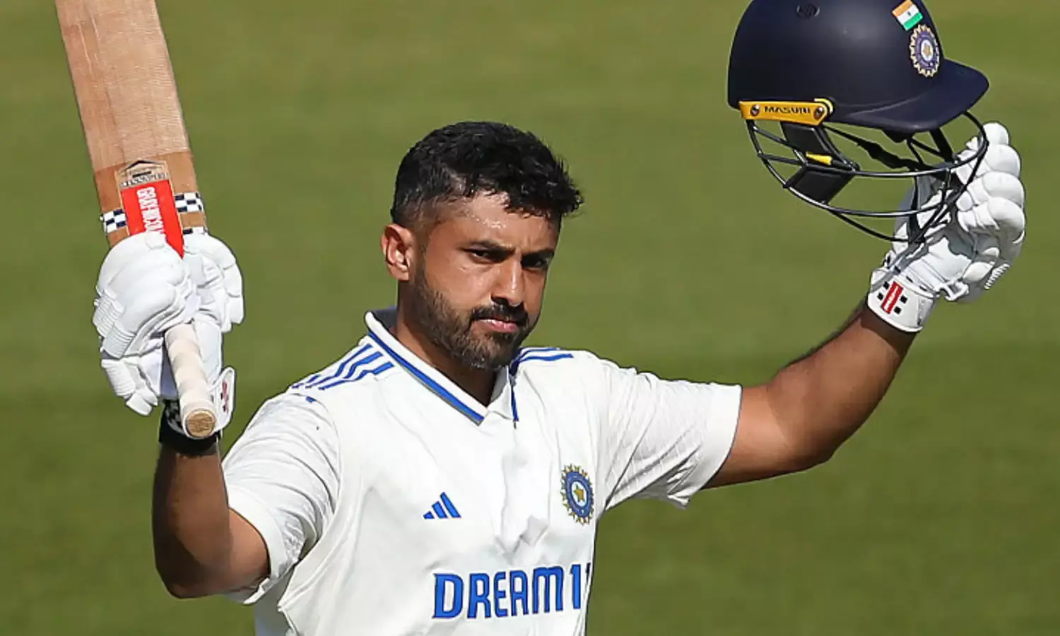 Double hundred for Karun Nair