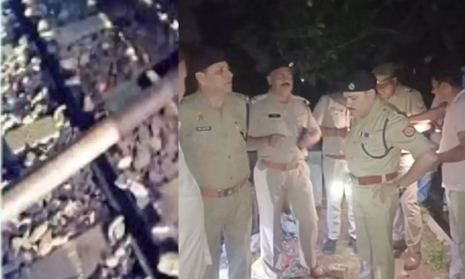 शामली रेलवे ट्रैक में रखा मिला 12 फीट लंबा लोहे का पाइप, चालक की सूझबूझ से टला हादसा