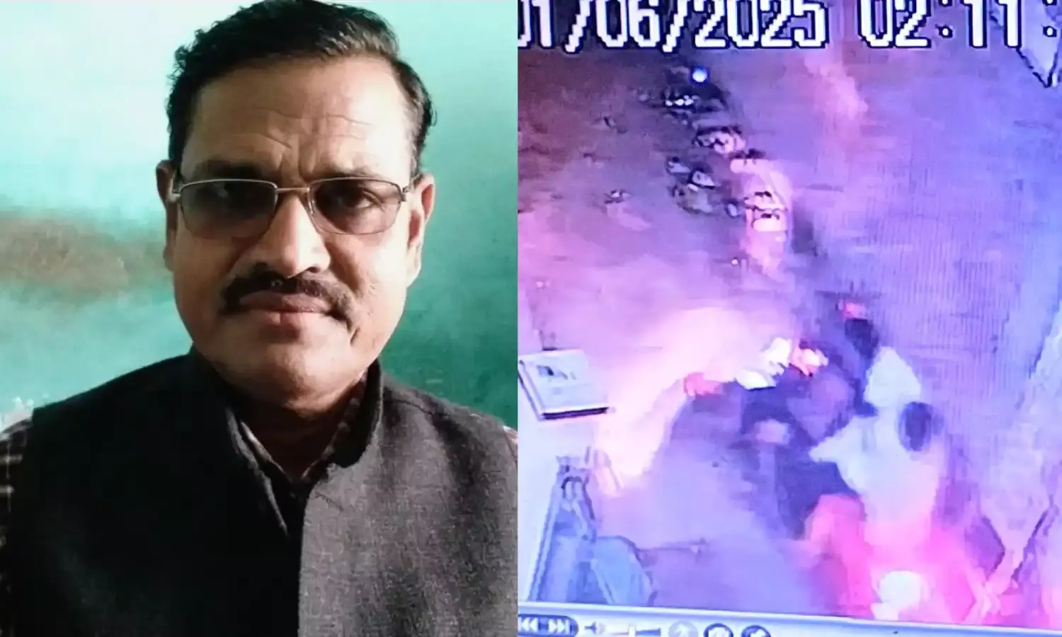 रिटायर्ड अधिकारी रामकृपाल यादव की हत्या, CCTV में दिखे महिला और युवक रिटायर्ड अधिकारी रामकृपाल यादव की हत्या, CCTV में दिखे महिला और युवक