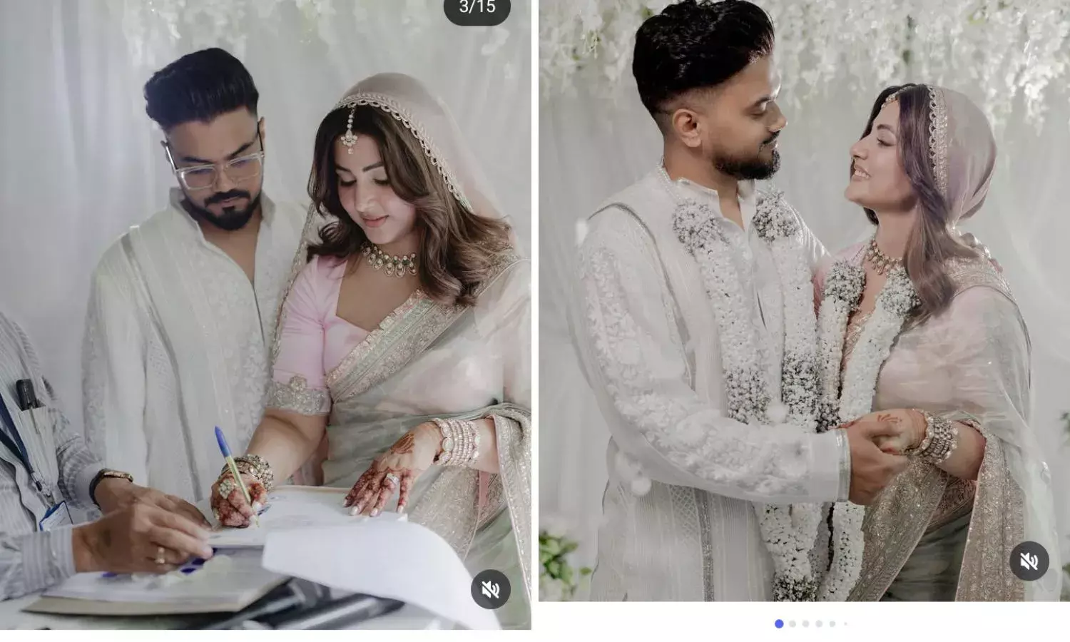 ये रिश्ता क्या कहलाता है फेम एक्ट्रेस हिना खान ने बॉयफ्रेंड रॉकी संग रचाई शादी, सोशल मीडिया पर शेयर की खूबसूरत तस्वीरें