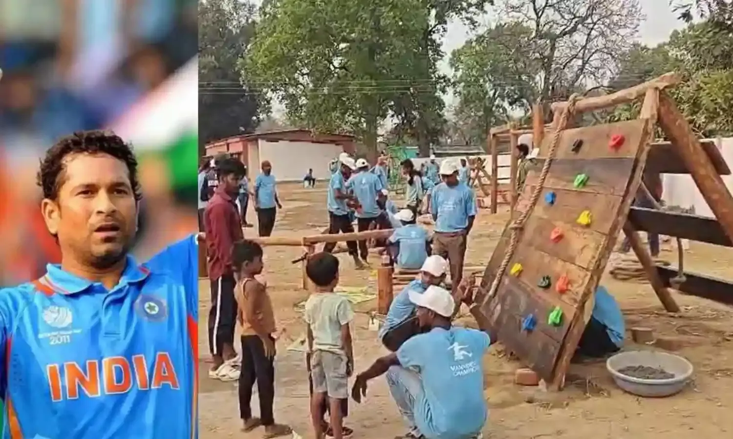 नक्सलगढ़ में खिलाडिय़ों की नर्सरी, 50 गांवों में खेल मैदान बनवा रहे क्रिकेट के भगवान सचिन तेंदुलकर…