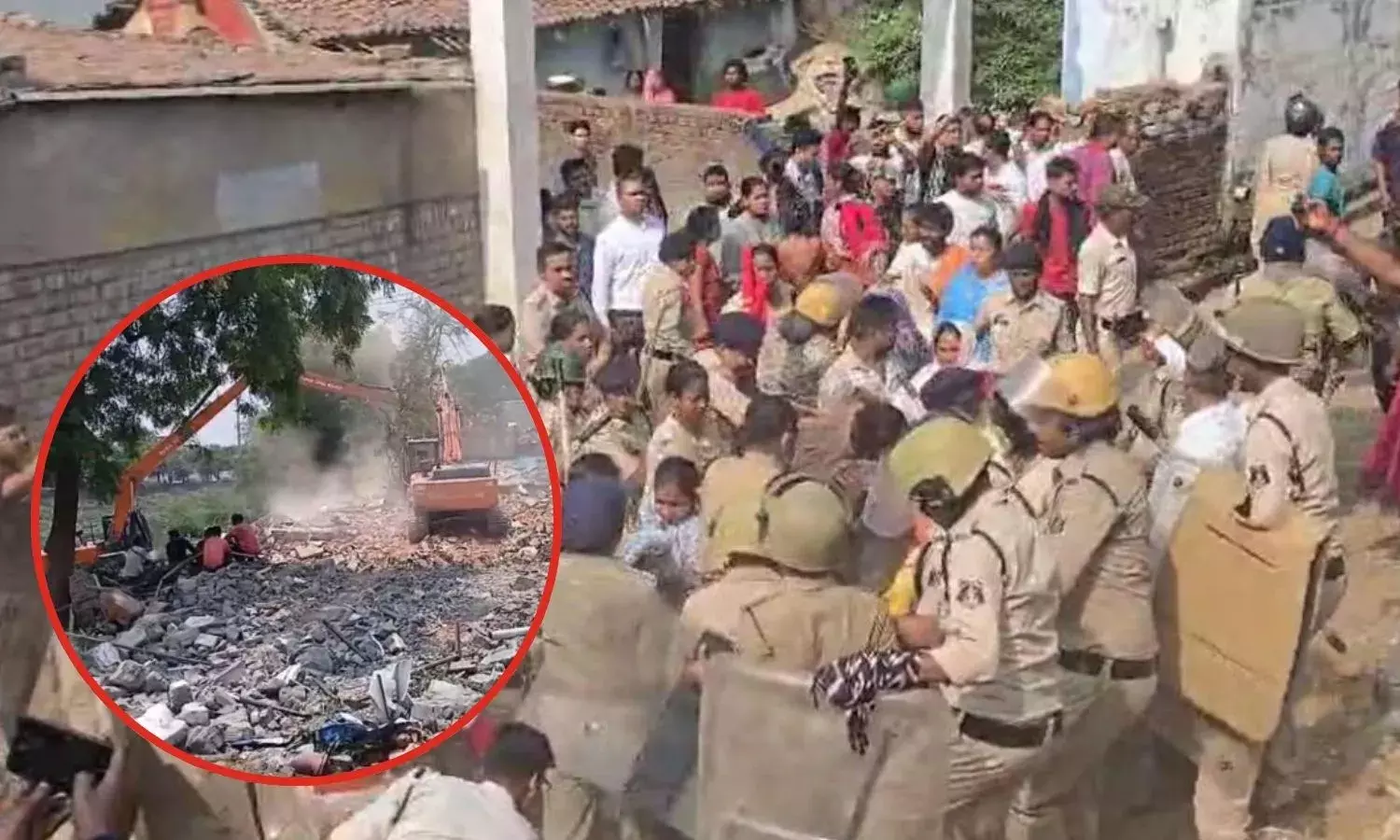 कांग्रेस कार्यकर्ता और स्थानीय लोगों ने मंत्री के बंगले के बाहर हंगामा, पुलिस ने किया गिरफ्तार