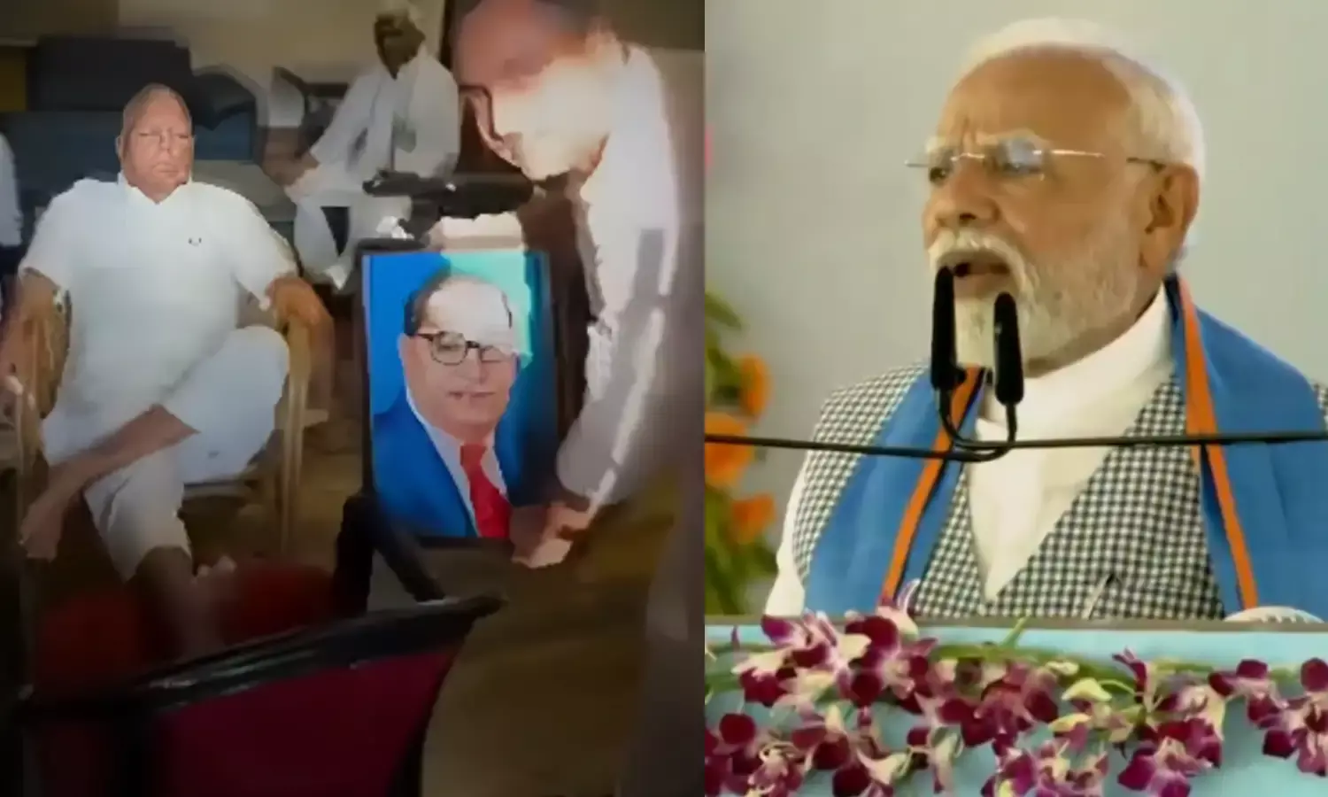 PM मोदी ने उठाया बाबा साहब के अपमान का मुद्दा, कहा - उनके मन में दलितों के लिए कोई सम्मान नहीं