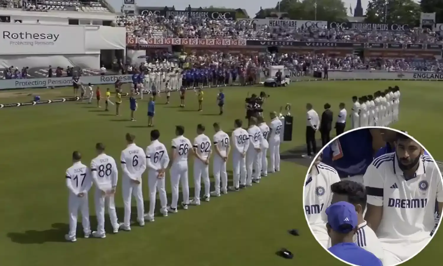 अहमदाबाद हादसे पर भावुक हुआ क्रिकेट मैदान, लीड्स टेस्ट में खिलाड़ियों ने बांधी काली पट्टी
