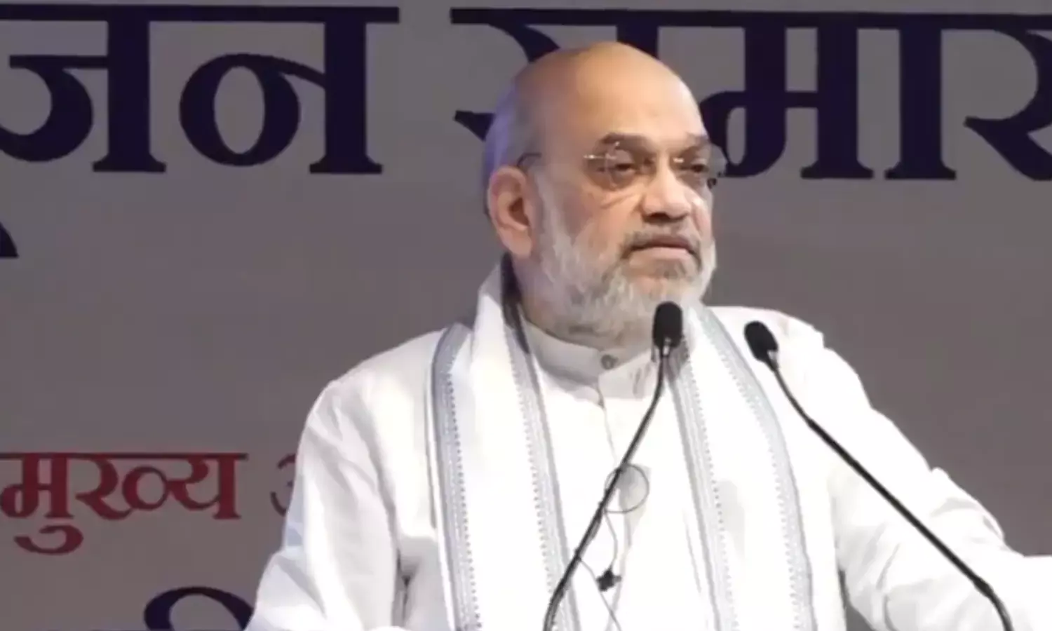 रायपुर में गृह मंत्री अमित शाह ने कहा -  अटल बिहारी वाजपेयी को जाता है छत्तीसगढ़ निर्माण का पूरा श्रेय