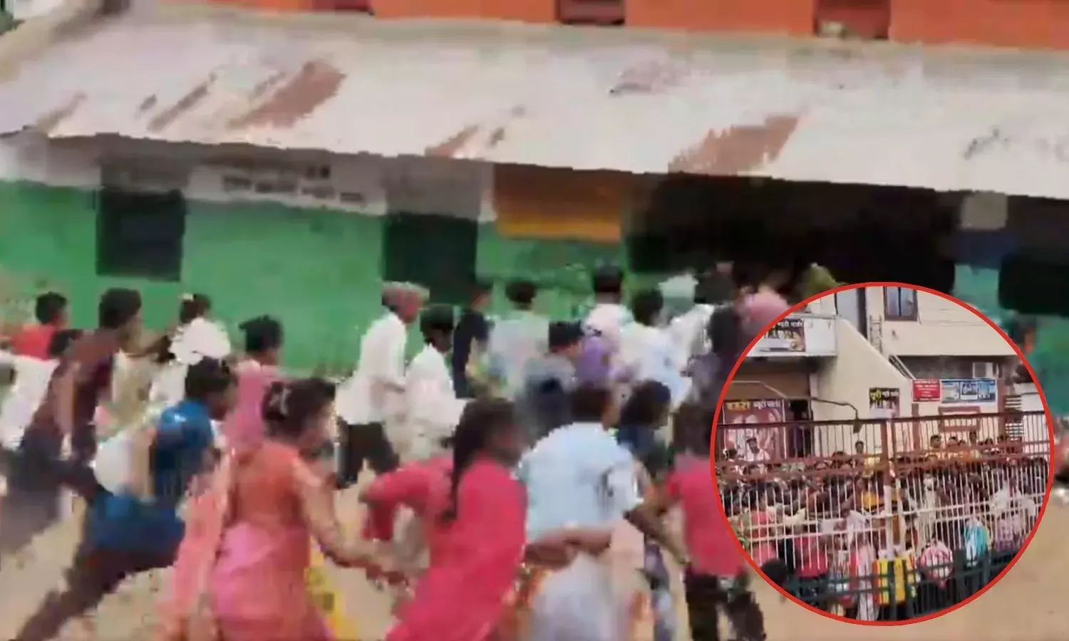 राशन के लिए मरामारी, तीन महीने का राशन लेने पहुंचा लोगों का हुजूम