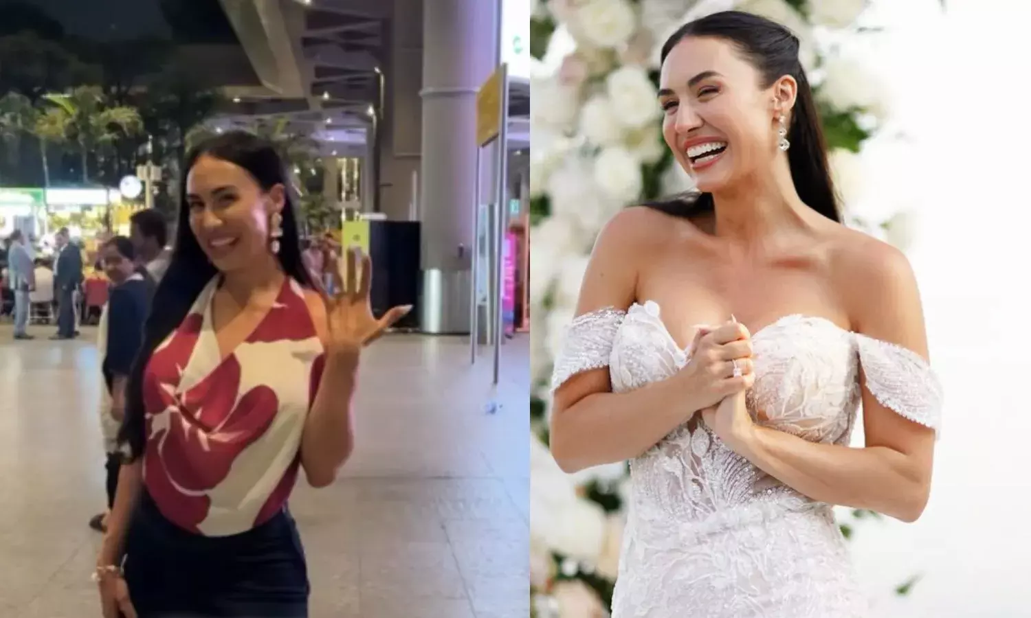 शादी के बाद पहली बार मुबंई लौटी लॉरेन गॉटलिब, पैपराजी के सामने फ्लॉन्ट की वेडिंग रिंग शादी के बाद पहली बार मुबंई लौटी लॉरेन गॉटलिब, पैपराजी के सामने फ्लॉन्ट की वेडिंग रिंग