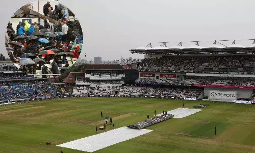 Rain stopped the game in Leeds Rain stopped the game in Leeds