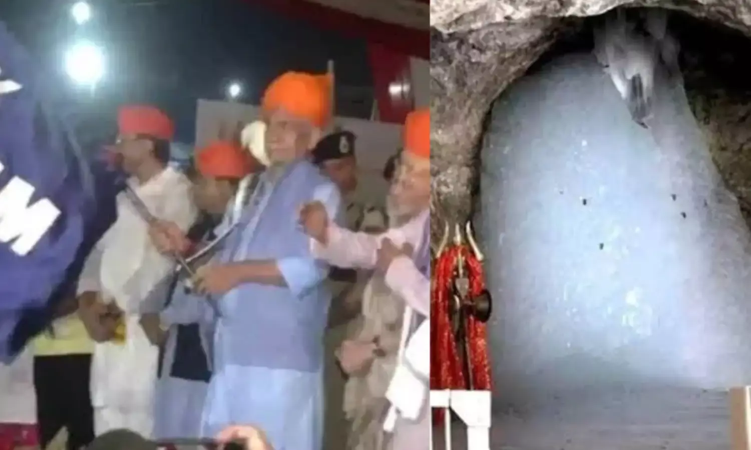 कड़ी सुरक्षा के बीच अमरनाथ का पहला जत्था रवाना, उपराज्यपाल मनोज सिन्हा ने दिखाई हरी झंडी