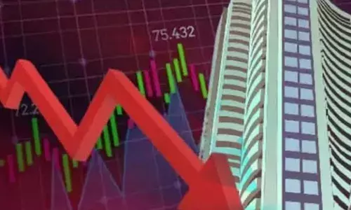 शेयर बाजार की फिर फ्लैट चाल,  तेजी के बाद गिरावट में सेंसेक्स और निफ्टी