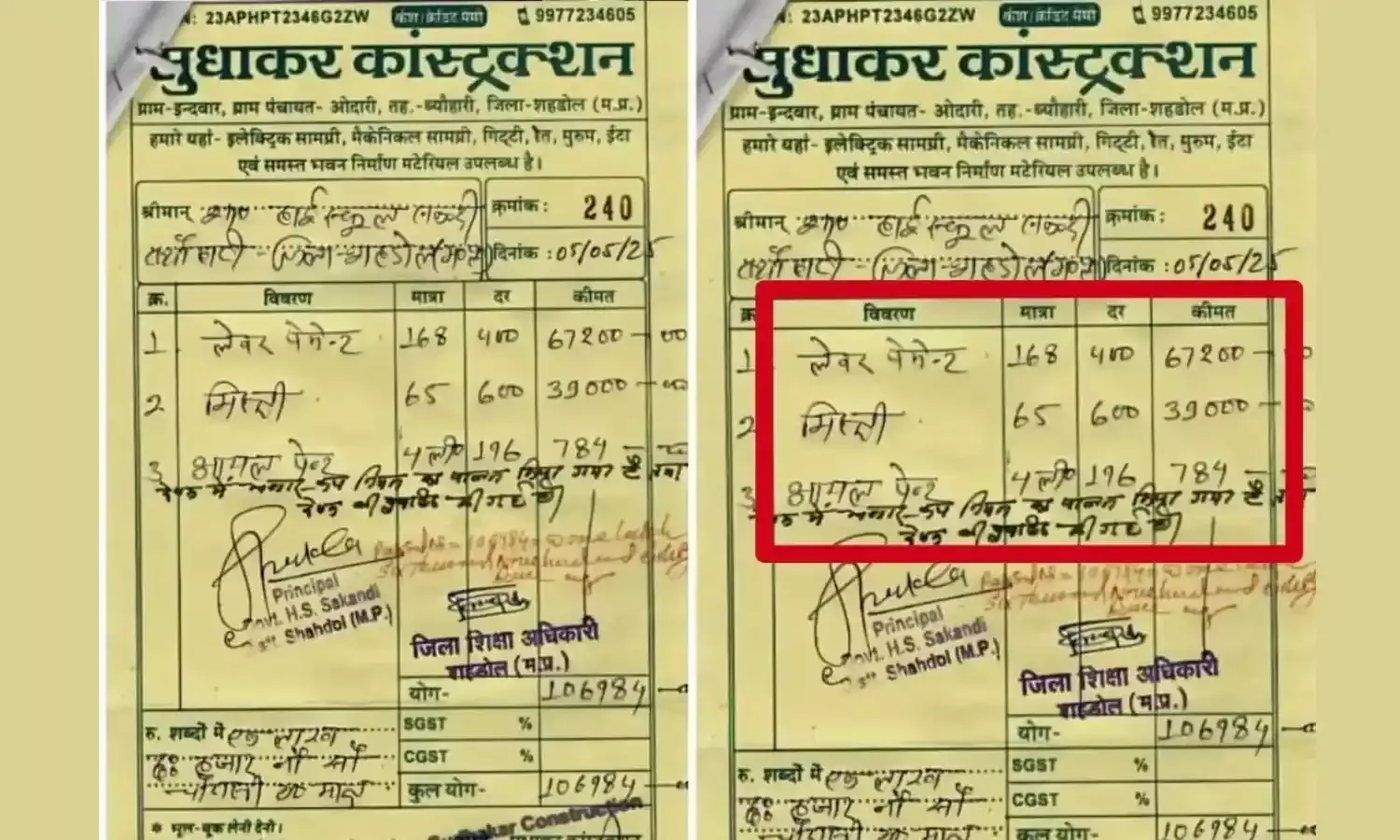 4 लीटर पेंट, 233 मजदूर और 1.06 लाख के बिल ने खोली सरकारी भ्रष्टाचार की पोल…