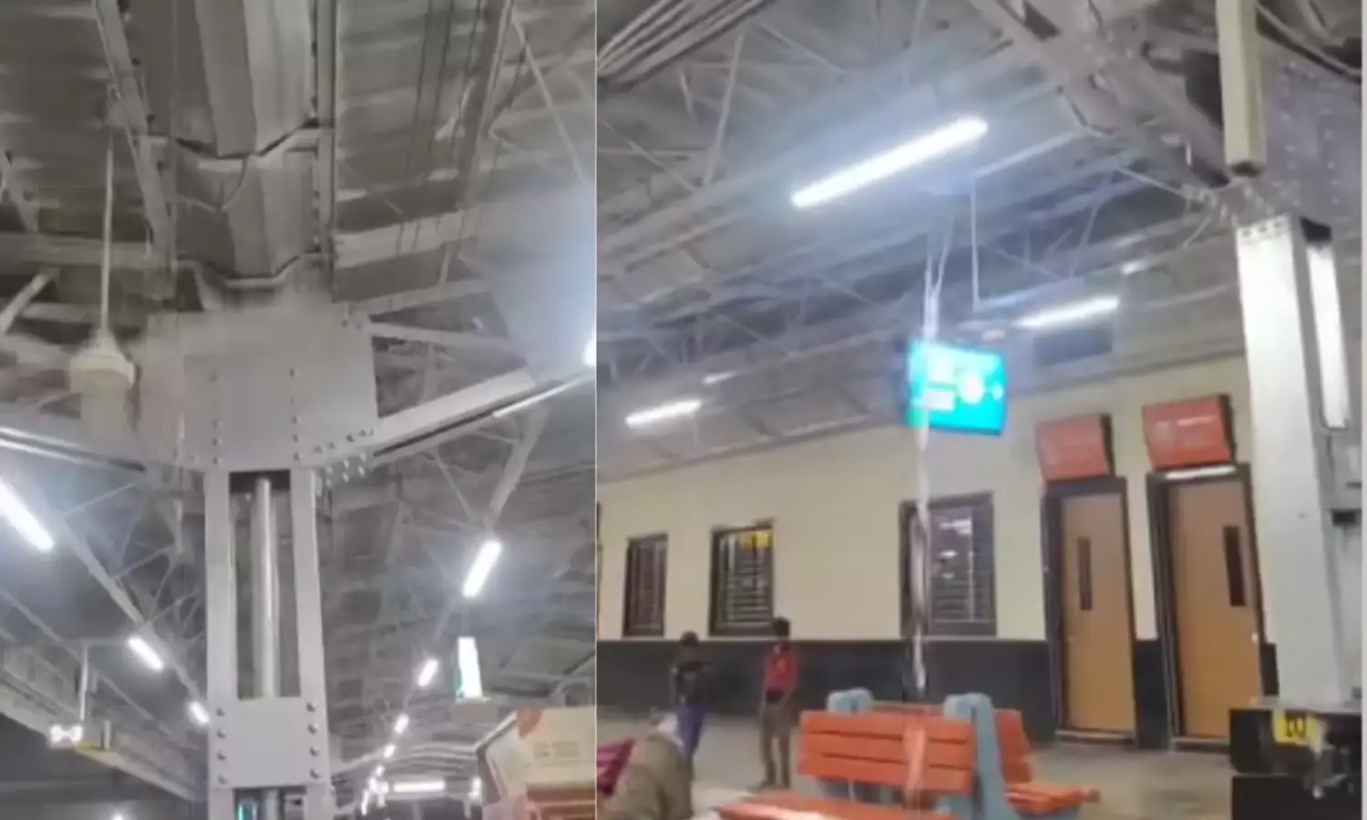 बारिश होते ही बहाने लगा झरना, दावों की पोल खोलता वीडियो