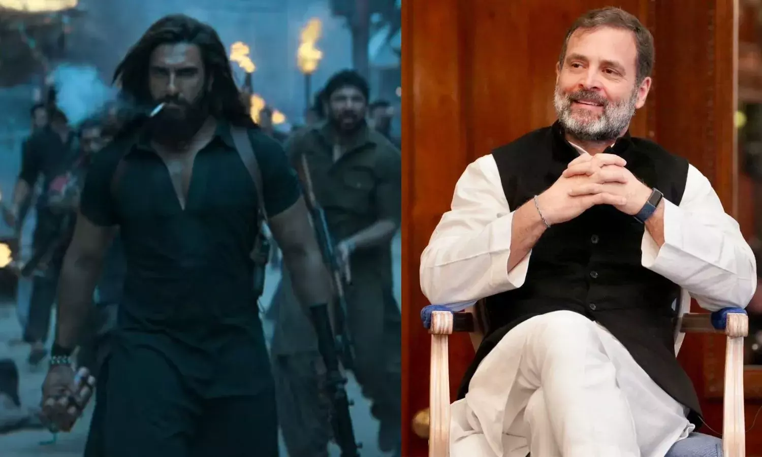 राहुल गांधी बने फिल्ममेकर? रणवीर सिंह की फिल्म ‘धुरंधर’ के ट्रेलर में दिखा नाम, सोशल मीडिया पर मची हलचल!