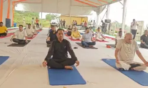 बीजेपी प्रशिक्षण शिविर का दूसरा दिन आज, सांसदों- विधायकों समेत सीएम साय ने किया योगाभ्यास