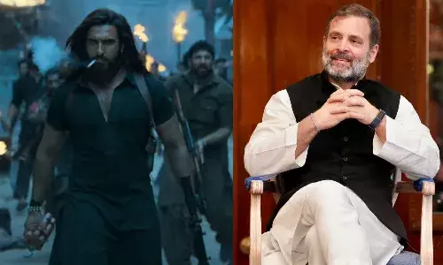 राहुल गांधी बने फिल्ममेकर? रणवीर सिंह की फिल्म ‘धुरंधर’ के ट्रेलर में दिखा नाम, सोशल मीडिया पर मची हलचल!